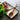 Olive Wood Batik Black and White Salad Servers-Salad Servers-AARVEN