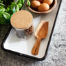 Olive Wood Big Square Scoop-Spoon-AARVEN