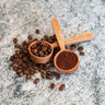 Olive Wood Flat Base Coffee Spoon-Spoon-AARVEN