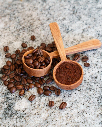 Olive Wood Flat Base Coffee Spoon-Spoon-AARVEN