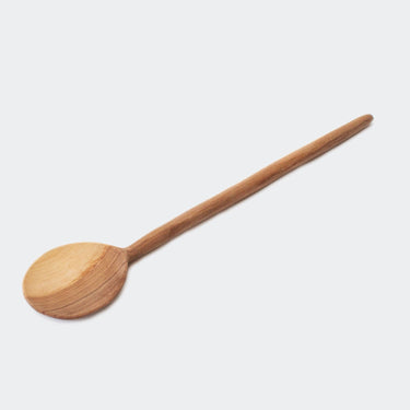 Olive Wood Flat Mixing Spoon-Spoon-AARVEN