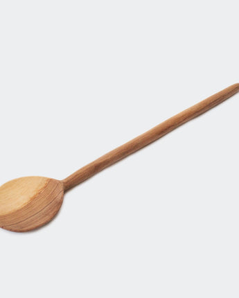 Olive Wood Flat Mixing Spoon-Spoon-AARVEN