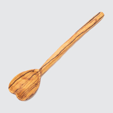 Olive Wood Heart Spoon-Spoon-AARVEN