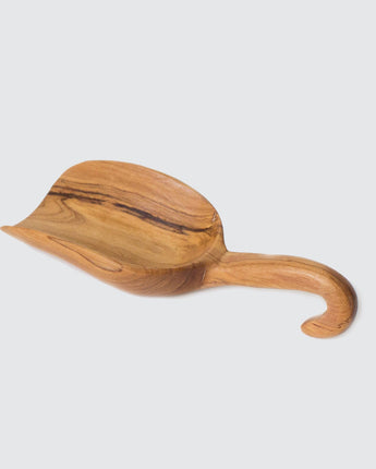 Olive Wood Large Hook Handle Scoop-Spoon-AARVEN