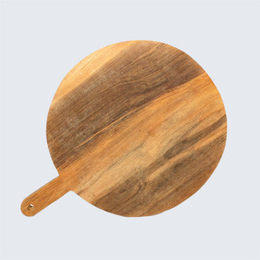 Olive Wood Large Round Chopping Board-Chopping Board-AARVEN