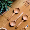 Olive Wood Long Handled Coffee Spoon-Spoon-AARVEN