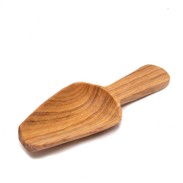 Olive Wood Small Square Scoop-Spoon-AARVEN