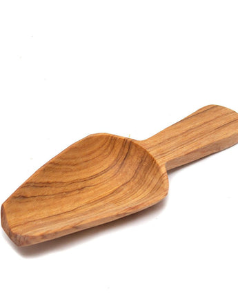 Olive Wood Small Square Scoop-Spoon-AARVEN