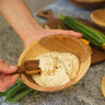 Olive Wood Small Square Scoop-Spoon-AARVEN
