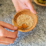 Olive Wood Tiny Salt Spoon-Spoon-AARVEN