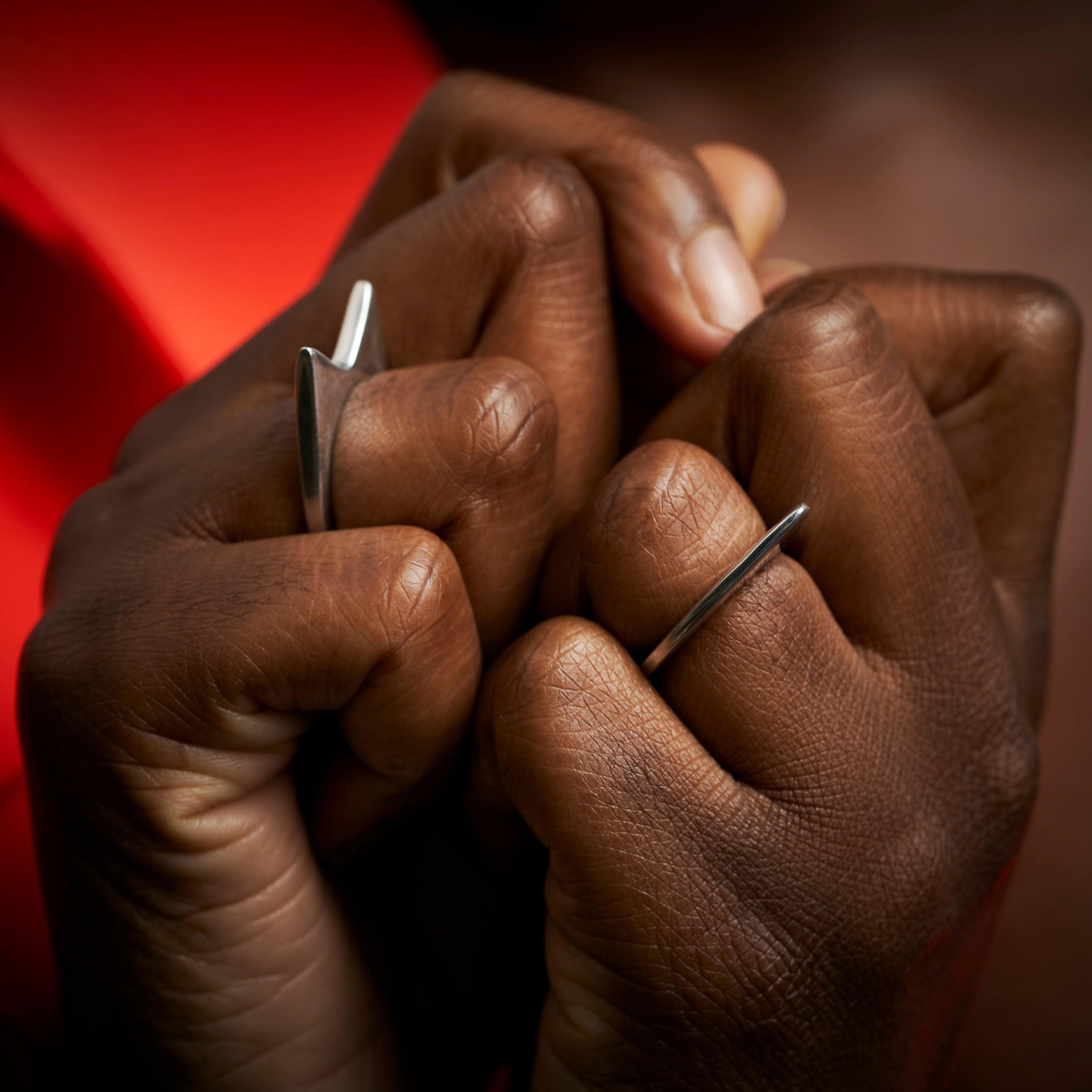 Avar Rings Signature Arrow Aluminium Ring | Handmade Ethical Jewellery Accessories ...