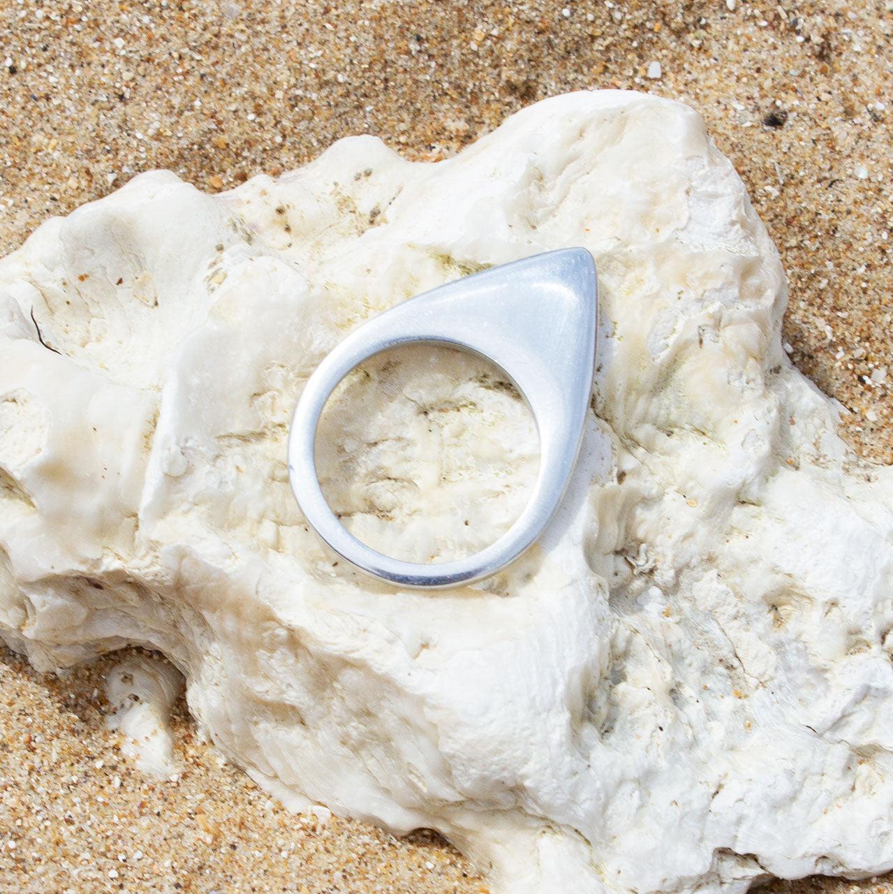 Avar Rings Signature Arrow Aluminium Ring | Handmade Ethical Jewellery Accessories ...
