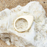 Signature Arrow Polished Brass Ring-Ring-AARVEN