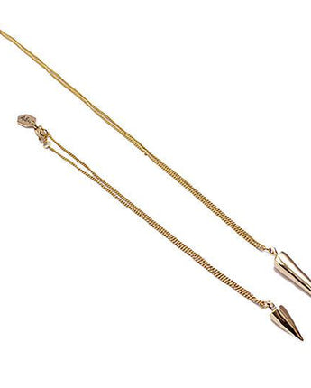 Signature Spike Charm Necklace-Necklace-AARVEN