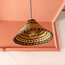 AARVEN Natural rattan pendant light shade hand made by Ghanaian artisans