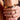 AARVEN Kilifi smooth brass ring with a polished handcrafted finish and matching hammered bangle bracelet.