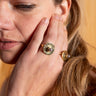 AARVEN Mombasa Ring handcrafted from recycled brass with a sleek, minimalist design.