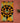 Handwoven Colourful Sun Mask wall hanging rug inspired by Bwa masks of Burkina Faso