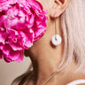 Zawadi Earrings Ceramic 'White'-Earrings-AARVEN