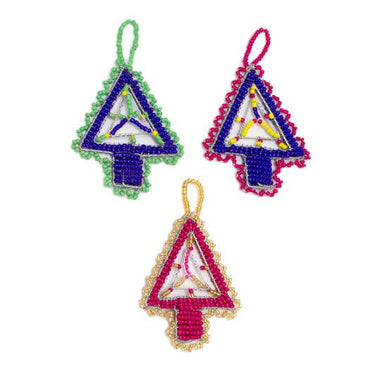 Zimbabwean Beaded Tree Decoration 'Trees'-Decoration-AARVEN